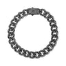 Brushed Cuban Link Bracelet | 10MM - Mens Steel Bracelets - The Steel Shop