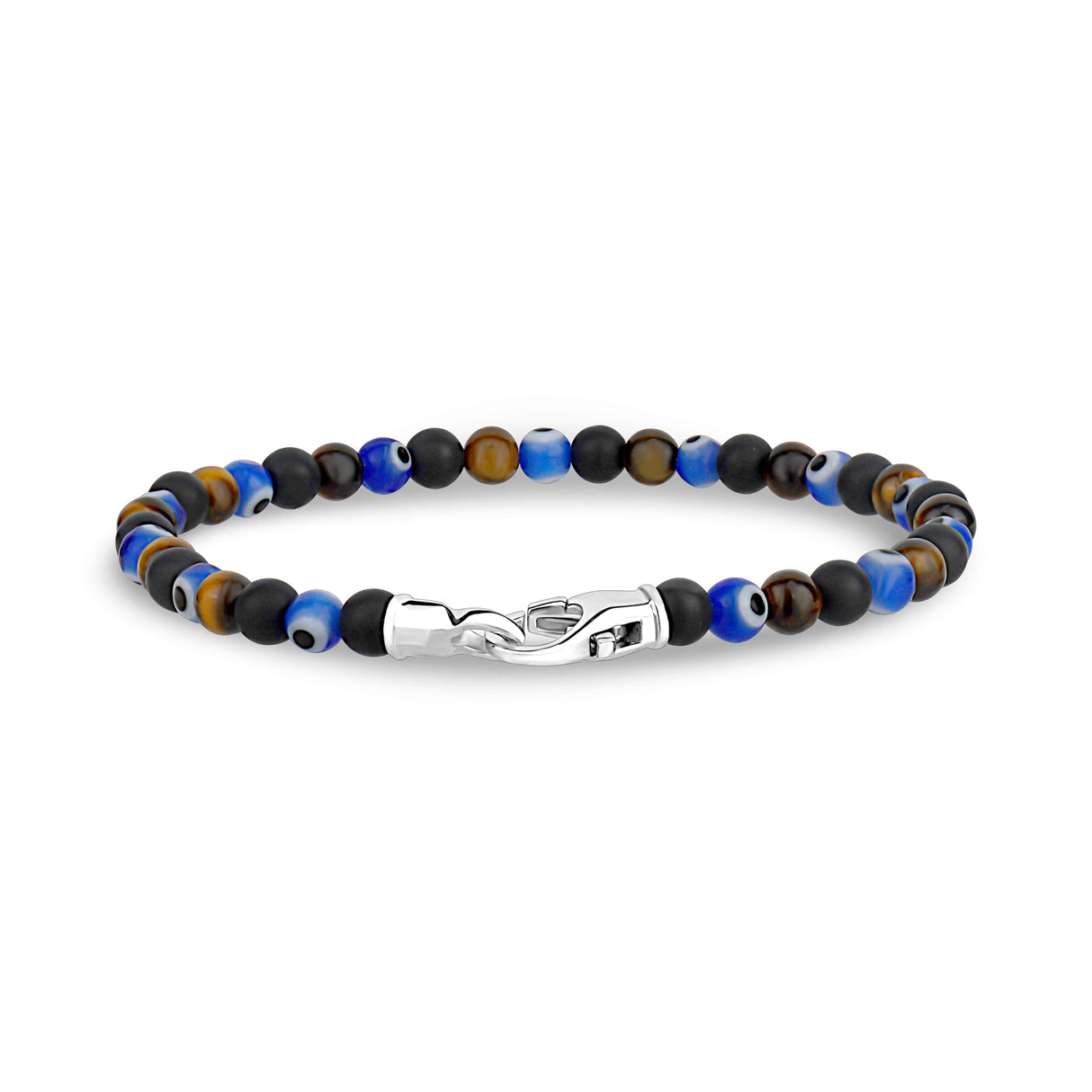 Multi-Stone Evil Eye Bracelet | 4MM