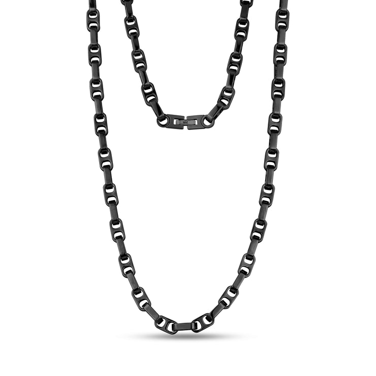 Moderne Pop-Tab-Gliederkette - Herren-Halskette - The Steel Shop