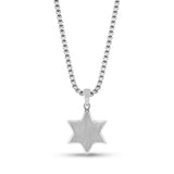 Two Tone Star of David Pendant - Men Pendant - The Steel Shop