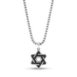 Stone-Set Star of David Pendant - Men Pendant - The Steel Shop