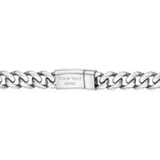 Männer Halskette - 13mm Edelstahl Cuban Link Gravierbare Halskette