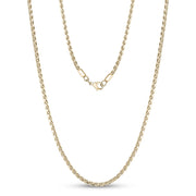 3mm Moderne Serpentinenkette - Herrenkette - The Steel Shop