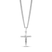Männer Anhänger - Edelstahl Kruzifix Kreuz Anhänger