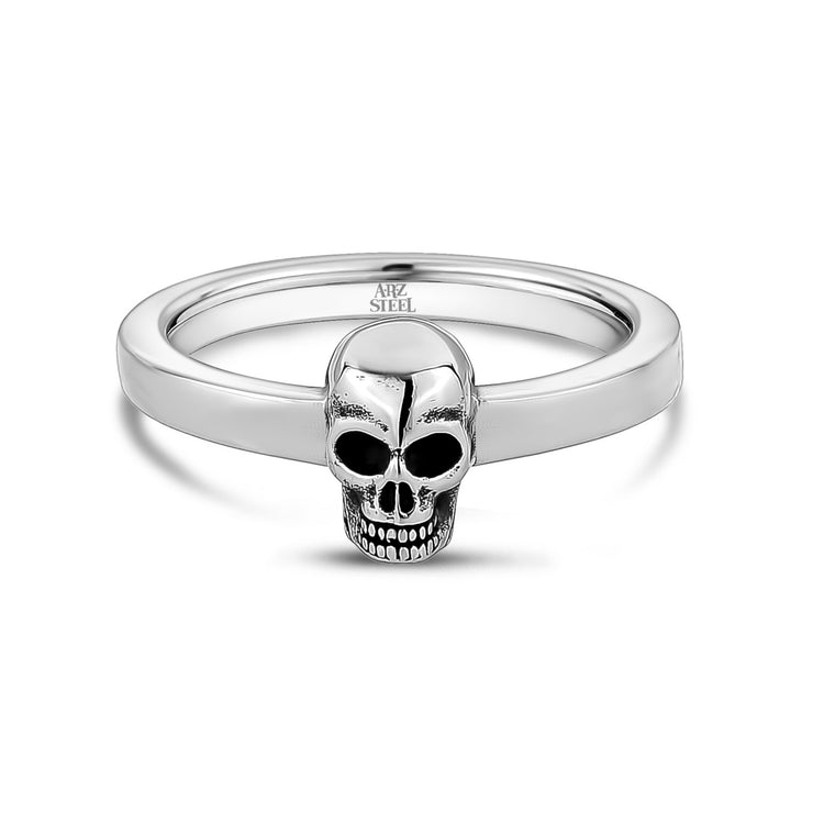 Männer Ring - Edelstahl Totenkopf Band Ring