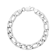 10mm Figaro Gliederarmband - Herren Stahlarmbänder - The Steel Shop