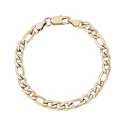 7mm Figaro Gliederarmband - Herren Stahlarmbänder - The Steel Shop