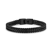 Doppeltes Franco Link Mattes Armband - Herren Stahlarmbänder - The Steel Shop