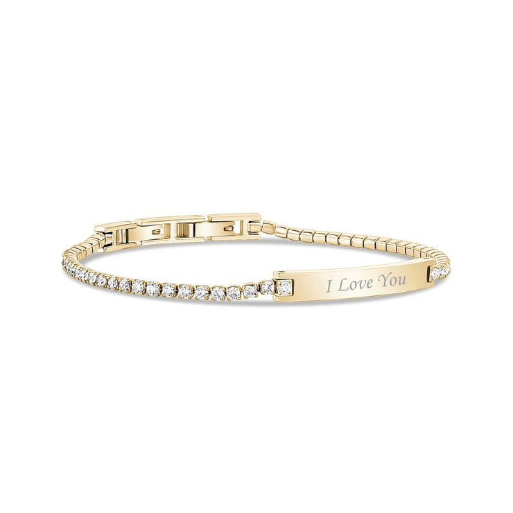 Tennis ID-Armband - Damenarmband - The Steel Shop