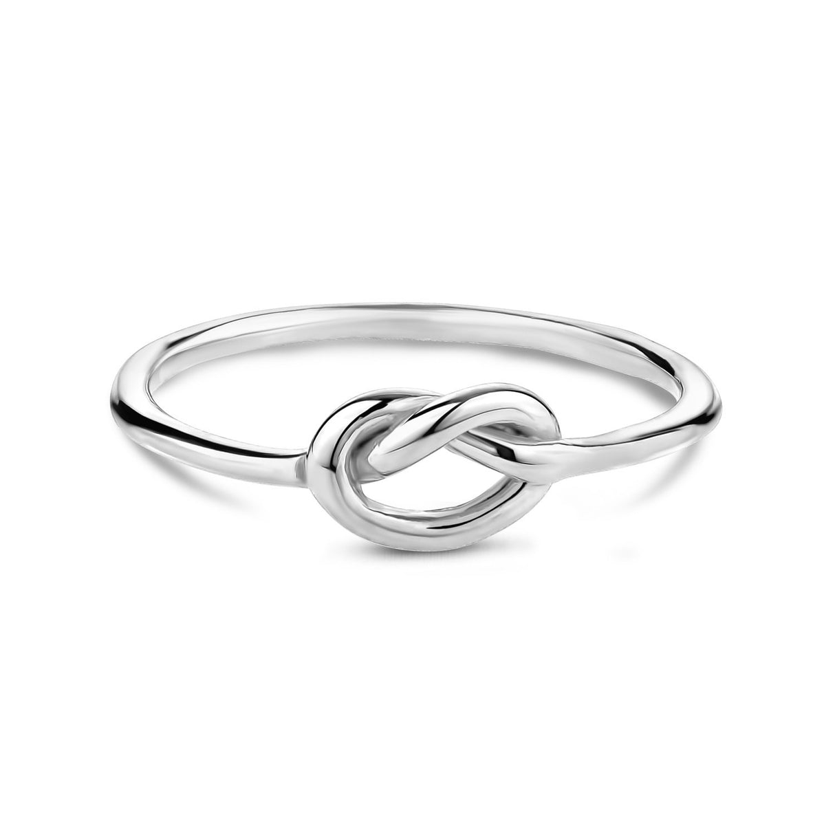 Frauen Ring - Minimal Edelstahl Liebesknoten Ring