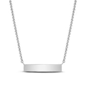 Reversible Bar-Halskette - Halsketten für Frauen - The Steel Shop